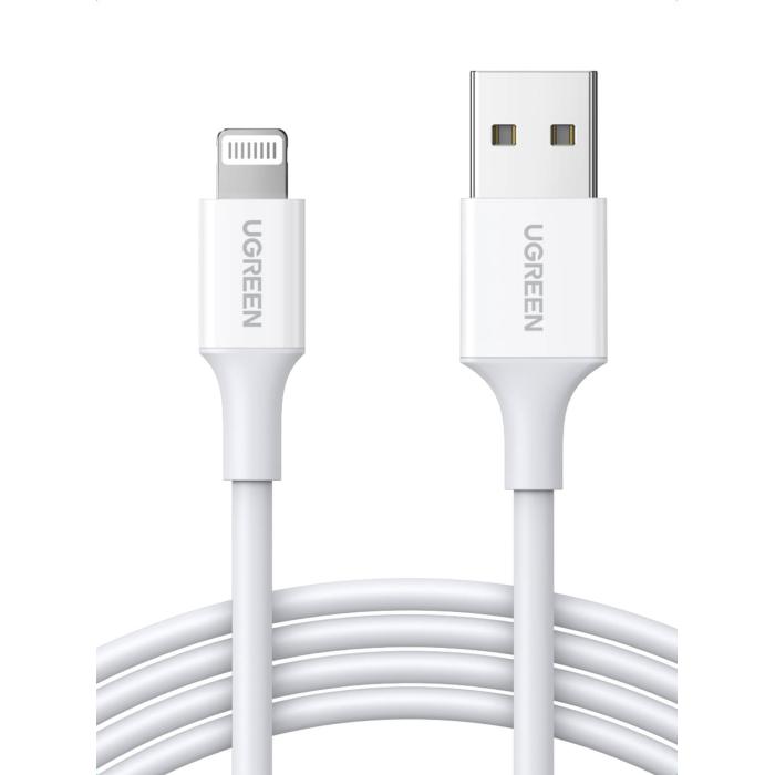 Ugreen cable USB 2.0 A lightning 2m, 5V/2.4A iPhone 7 / 7plus / 6S/ 6 / 6 Plus, iPhone 5s/5c/5, iPad Mini/Mini 2, iPad 1 m — image 2 of 8
