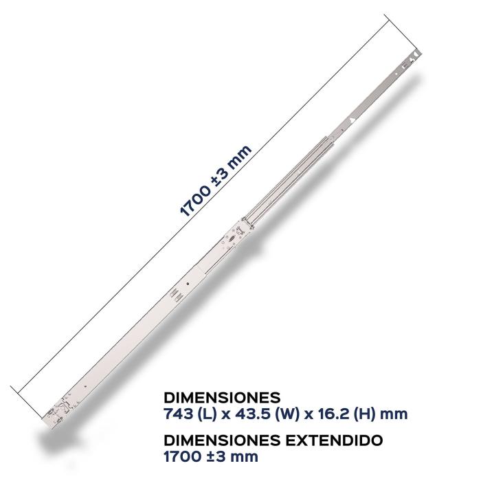 UNYKAch Telescopic Rails / Guides RG4208G4 COMPATIBLE WIDTH UNYKAPRO HSW4208G4 2U HOT SWAP CHASSIS — image 9 of 18