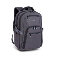 Urban Factory HTE17UF backpack Travel backpack Black, Grey Mesh, Polyester, Recycled plastic, Steel