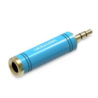 Vention 3.5mm Male to 6.5mm Female Audio Adapter Blue Metal Type