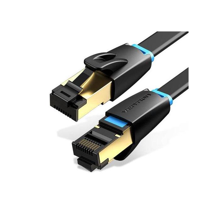 Vention IKCBI networking cable Black 3 m Cat8 Flat — image 2 of 2