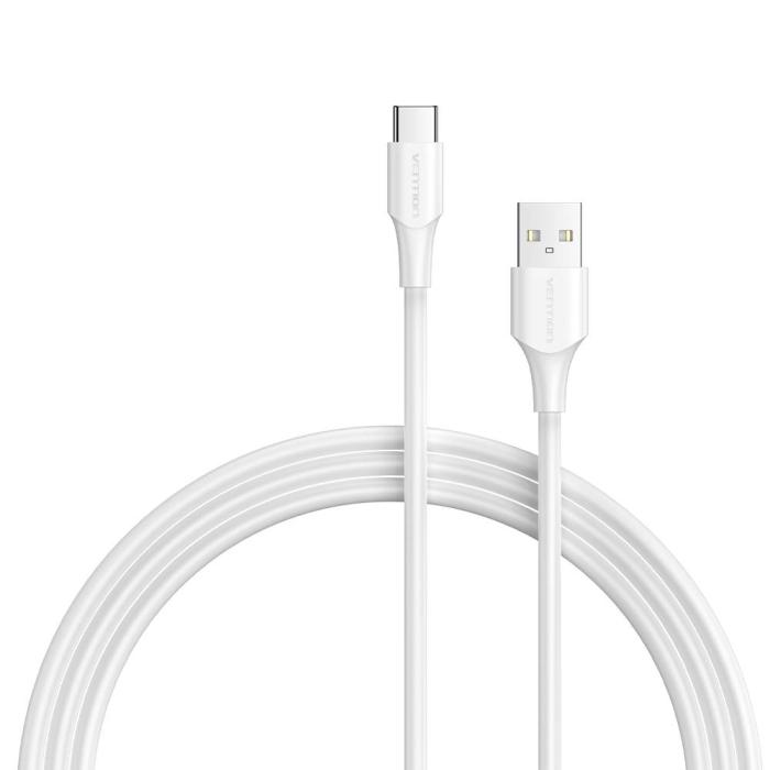Vention USB 2.0 A Male to C Male 3A Cable 1M White — image 2 of 6