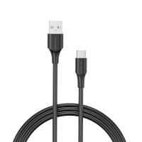 Vention USB 2.0 A Male to C Male 3A Cable 2M Black, view image 2 of 4
