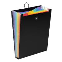 Viquel 112067 Manila folder Polypropylene (PP) Black, Blue, Green, Orange, Purple, Red, Yellow