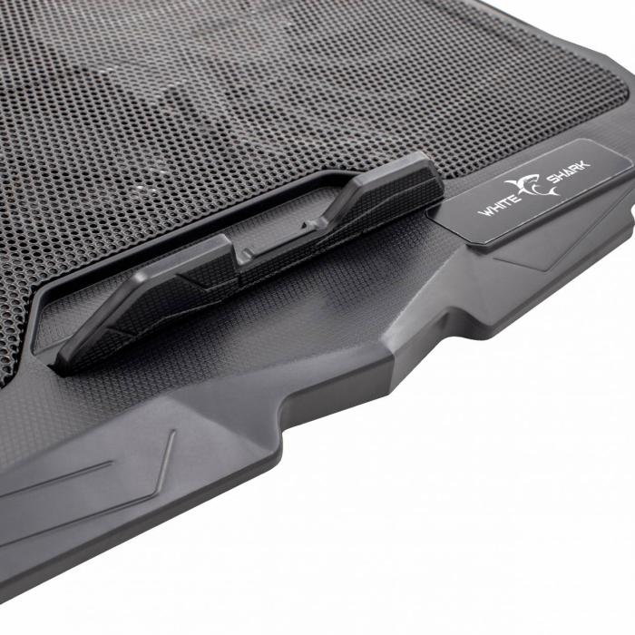 White Shark Ice Warrior laptop cooling pad 43.9 cm (17.3'') 1500 RPM Black — image 3 of 12