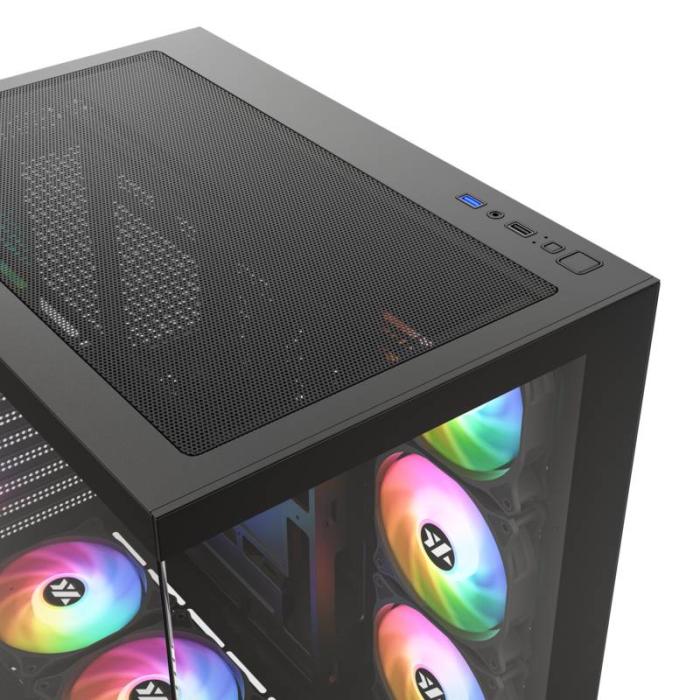 XYZ X-CS-TESSERACTX50-B computer case Cube Black — image 29 of 32