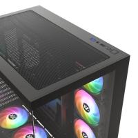 XYZ X-CS-TESSERACTX50-B computer case Cube Black, view image 30 of 32