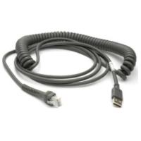 Zebra CBA-U29-C15ZBR USB cable USB 2.0 4.57 m USB A Black