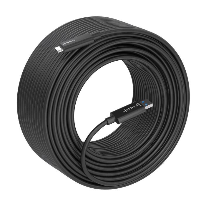 AISENS A157-0927 cable USB USB 3.2 Gen 2 (3.1 Gen 2) 40 m 2 x USB A USB C Negro — imagen 2 de 5