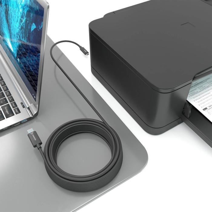 AISENS A157-0927 cable USB USB 3.2 Gen 2 (3.1 Gen 2) 40 m 2 x USB A USB C Negro — imagen 5 de 5