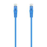 AISENS Cable de Red Latiguillo RJ45 LSZH Cat.6A 500 Mhz UTP AWG24, Azul, 30CM