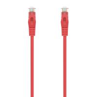 AISENS Cable de Red Latiguillo RJ45 LSZH Cat.6A 500 Mhz UTP Awg24, Rojo, 25CM