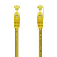 AISENS Cable De Red Latiguillo RJ45 LSZH Cat.7 600 MHz S/FTP PIMF AWG26, Amarillo, 0.5 m