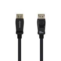 AISENS Cable Displayport Certificado V1.4 8k@60hz, DP/M-DP/M, Negro, 1.0m
