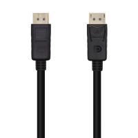 AISENS Cable DisplayPort V1.2 4K@60Hz, DP/M-DP/M, Negro, 1.0m