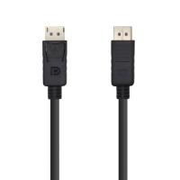 AISENS Cable Displayport V1.2 4K@60HZ, DP/M-DP/M, Negro, 5.0m