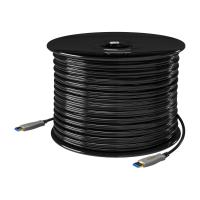 AISENS Cable HDMI V2.0 AOC Premium Alta Velocidad / Hec 4K@60Hz 4:4:4 18Gbps, A/M-A/M, Negro, 100m, ver imagen 2 de 4