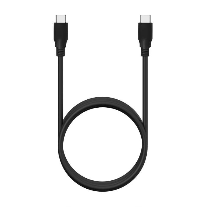 AISENS Cable USB 3.2 Gen2x2 20Gbps 8k@30Hz 5A 100w E-Marker, Tipo USB-C/M-USB-C/M, Negro, 0.6m — imagen 3 de 6