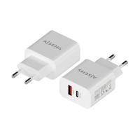 AISENS Cargador 20W, 1xUSB-C PD3.0, 1xUSB-A QC3.0, Blanco, ver imagen 2 de 3