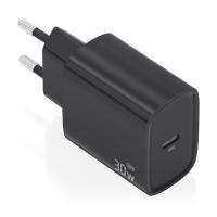 AISENS Cargador GaN 30W, 1xUSB-C PD3.0, Negro