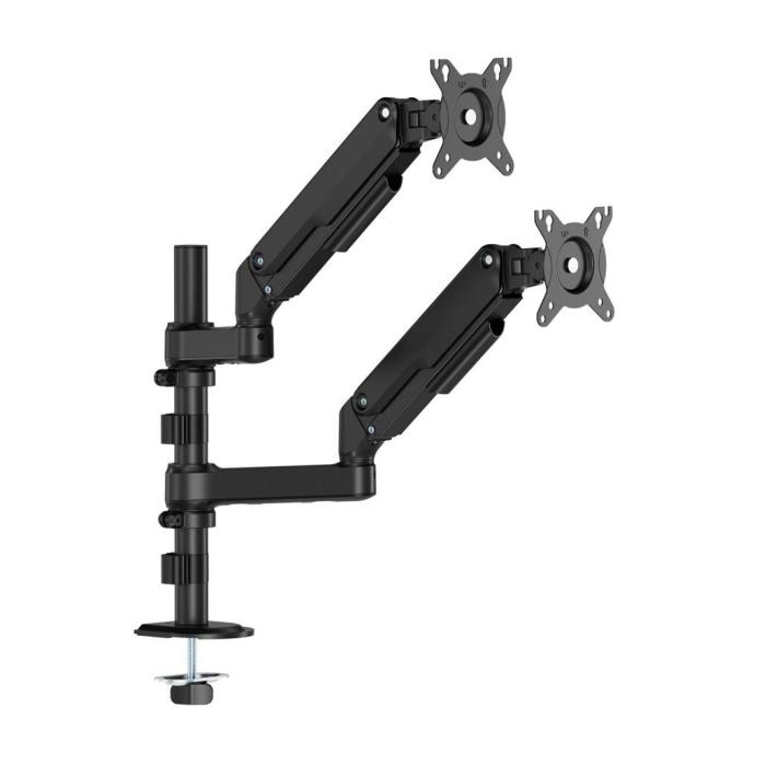 AISENS Soporte de Mesa Eco Contrapeso Giratorio e Inclinable Para Monitor/TV 9kg (3 Pivotes, 2 Brazos) de 17-32'', Negro — imagen 9 de 14