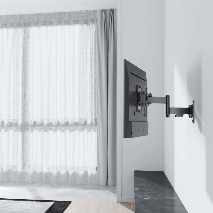 AISENS Soporte Eco Giratorio, Inclinable y Nivelable para Monitor/TV 20kg (3 Pivotes) de 13''-32'', Negro — imagen 4 de 14