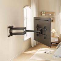 AISENS Soporte Eco Giratorio, Inclinable y Nivelable para Monitor/TV 60kg de 43''-90'', Negro, ver imagen 5 de 12