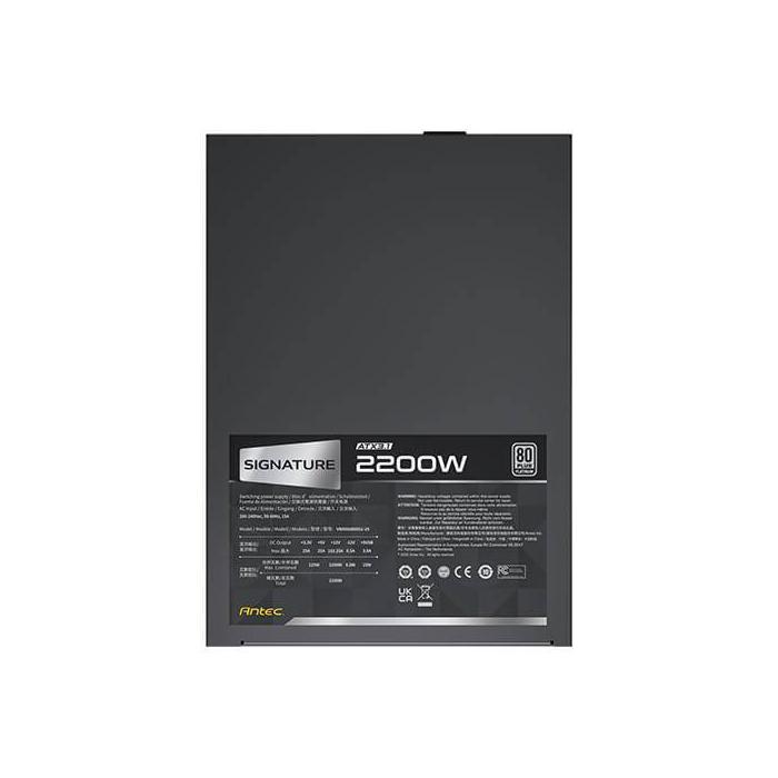 Antec SIGNATURE 2200 Platinum unidad de fuente de alimentación 2200 W 20+4 pin ATX ATX Negro — imagen 10 de 22
