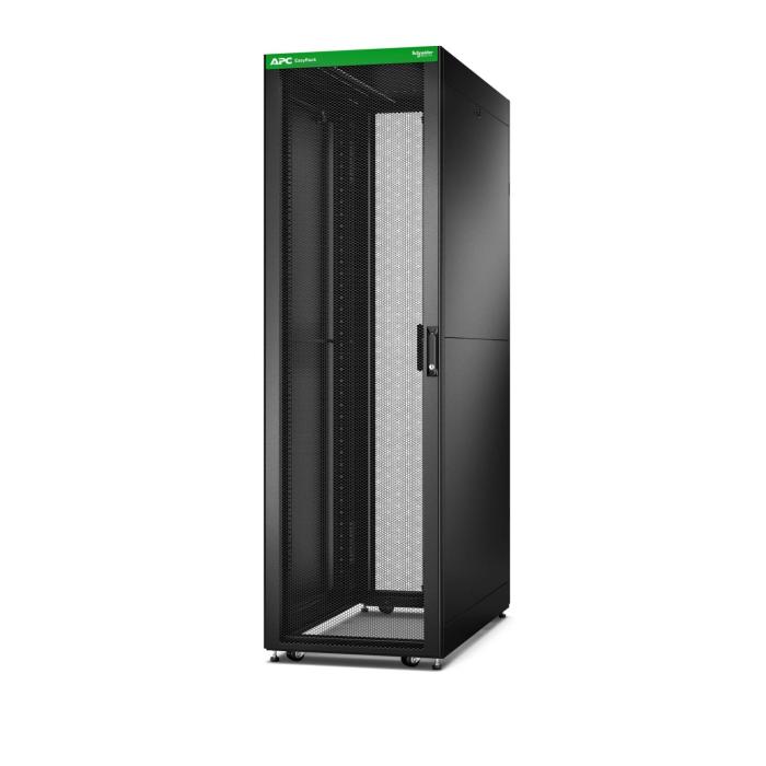 APC EASY RACK 600MM/42U/800MM WITH ROOF SIDE PANEL CASTORS FEET AND 4 BRACKETS NO BOTTOM BLACK Rack o bastidor independiente