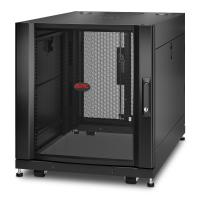 APC NetShelter SX 12U Rack o bastidor independiente Negro