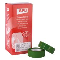 APLI 12275 cinta adhesiva 33 m Verde 8 pieza(s)