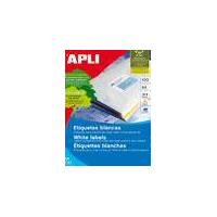APLI Labels 97 x 42.4mm etiqueta autoadhesiva Blanco 1200 pieza(s)