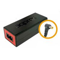 Approx appA03 adaptador e inversor de corriente Interior 65 W Negro, Rojo