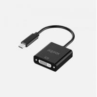 Approx APPC51 adaptador de cable de vídeo 0,13 m USB Tipo C DVI Negro