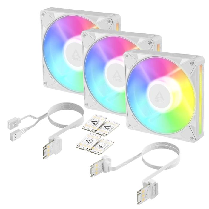 ARCTIC BioniX P14 A-RGB Carcasa del ordenador Ventilador 14 cm Blanco 3 pieza(s) — imagen 11 de 20