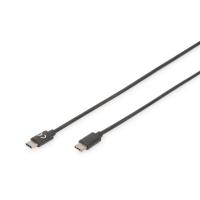 ASSMANN Electronic AK-300155-010-S cable USB 1 m 2.0 USB C Negro
