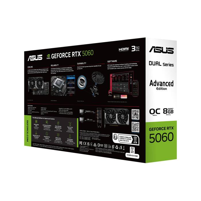 ASUS Dual -RTX5060-O8G-A NVIDIA GeForce RTX 5060 8 GB GDDR7 — imagen 17 de 22