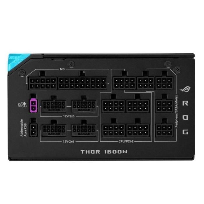ASUS ROG -THOR-1600T3-GAMING-EVO unidad de fuente de alimentación 1600 W 20+4 pin ATX ATX Gris — imagen 22 de 26