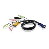 ATEN Cable KVM USB con audio y SPHD 3 en 1 de 1,8 m