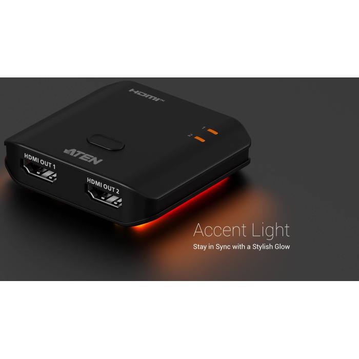 ATEN Distribuidor HDMI True 4K de 2 puertos — imagen 9 de 10