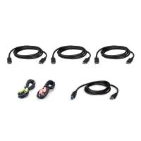 ATEN Kit de cable para KVM seguro DisplayPort triple display USB de 1,8 m