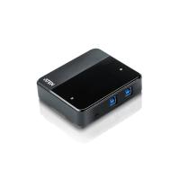 ATEN Switch de periféricos USB 3.2 Gen1 de 2 x 4 puertos