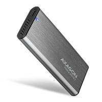Axagon EEM2-SG2 caja para disco duro externo Caja externa para unidad de estado sólido (SSD) Gris M.2
