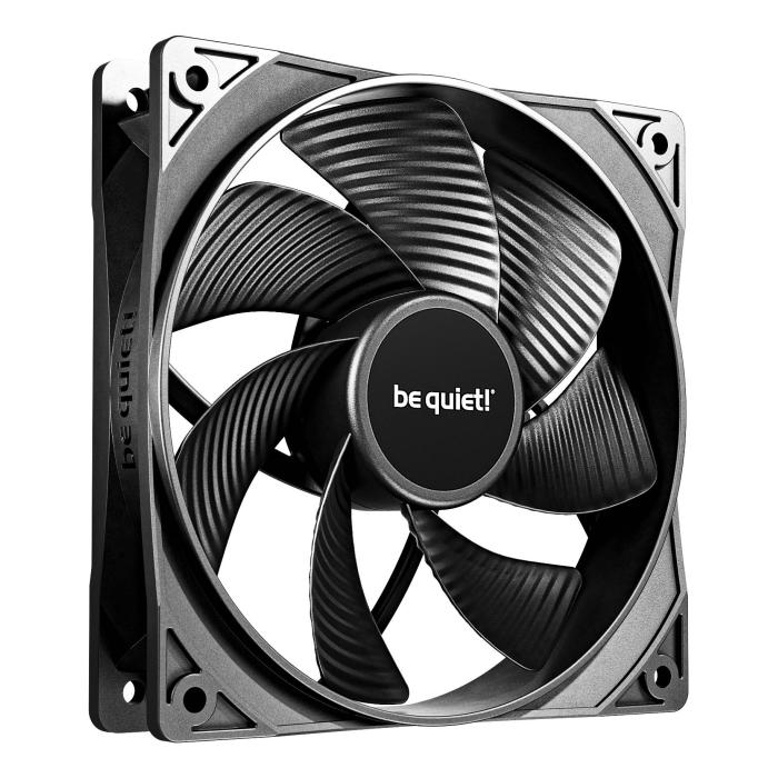 be quiet! Pure Wings 3 120mm | PWM Reverse Triple-Pack Carcasa del ordenador Ventilador 12 cm Negro 3 pieza(s) — imagen 4 de 6