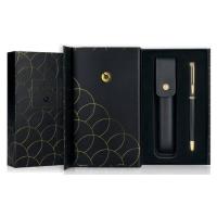 Belius Passion D'Or Azul Bolígrafo de punta retráctil con pulsador 2 pieza(s)