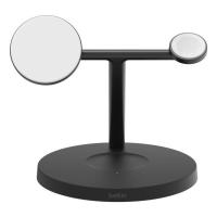 Belkin BoostCharge Pro Auriculares, Smartphone, Reloj inteligente Negro USB Cargador inalámbrico Carga rápida Interior