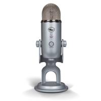 Blue Microphones Yeti Plata Micrófono de superficie para mesa