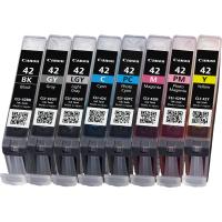 Canon 6384B010 cartucho de tinta 8 pieza(s) Original Rendimiento estándar Negro, Cian, Gris, Gris claro, Magenta, Fotos cian, Foto magenta, Amarillo