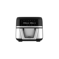 Cecotec Cecofry Dual 9000 Sencillo 9 L Independiente 2850 W Freidora de aire caliente Negro, Acero inoxidable
