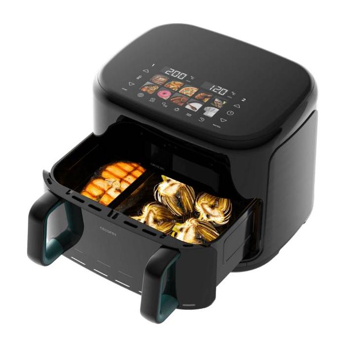 Cecotec Cecofry&Grill Smokin'Prime 11000 Sencillo 11 L Independiente 2800 W Freidora de aire caliente Negro — imagen 4 de 28